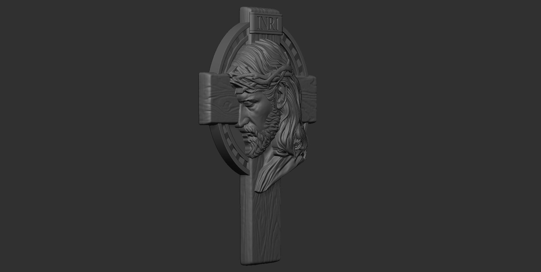 Cross 11 with Jesus 3D print model_16