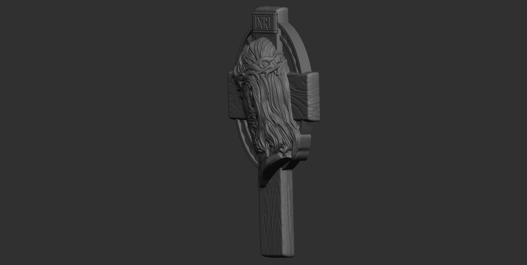 Cross 11 with Jesus 3D print model_6