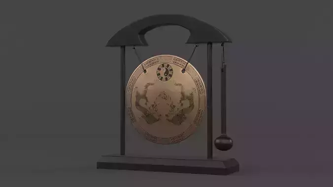 Table Gong 3D model