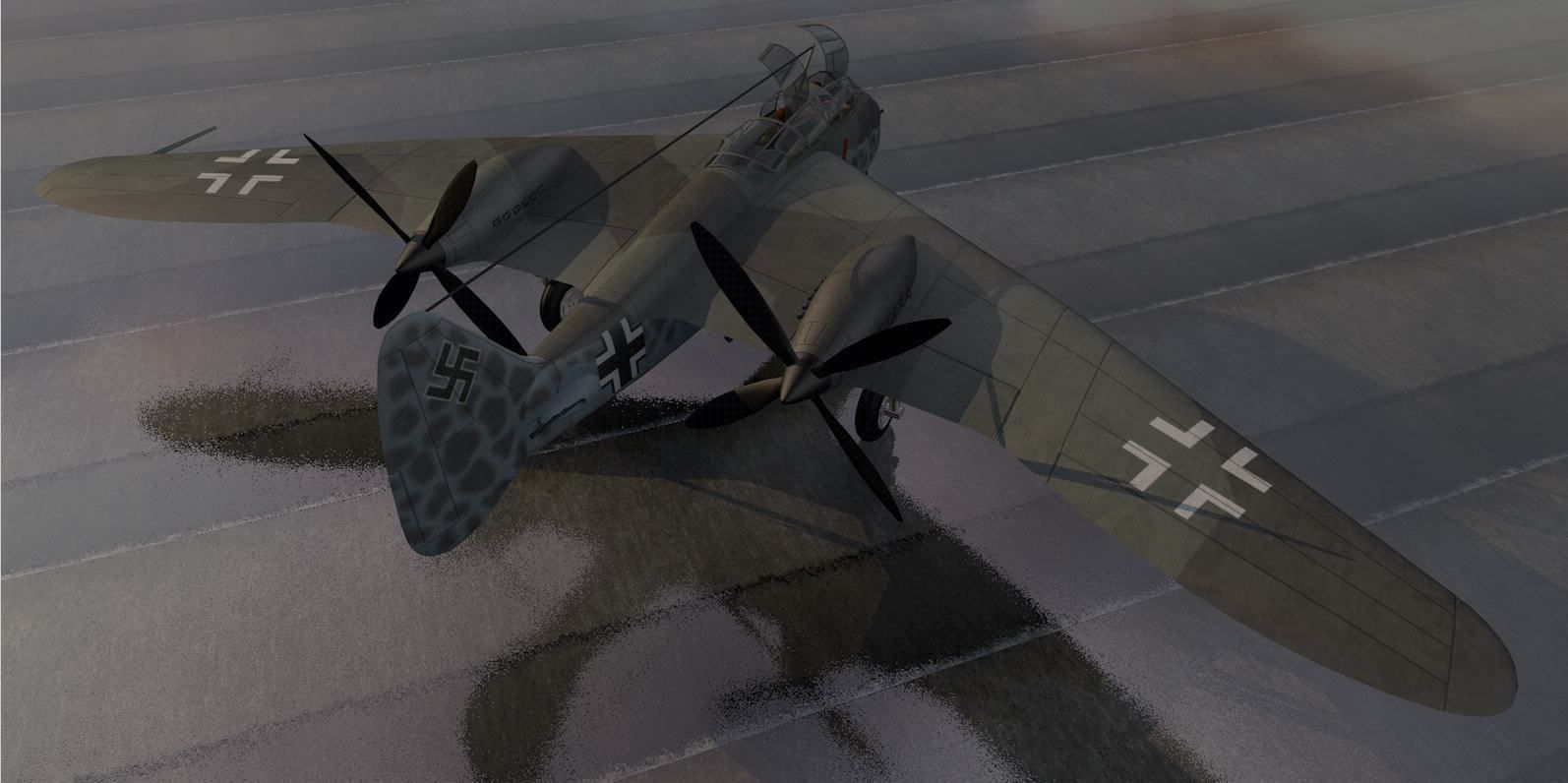 Messerschmitt Me-265 3D model_4
