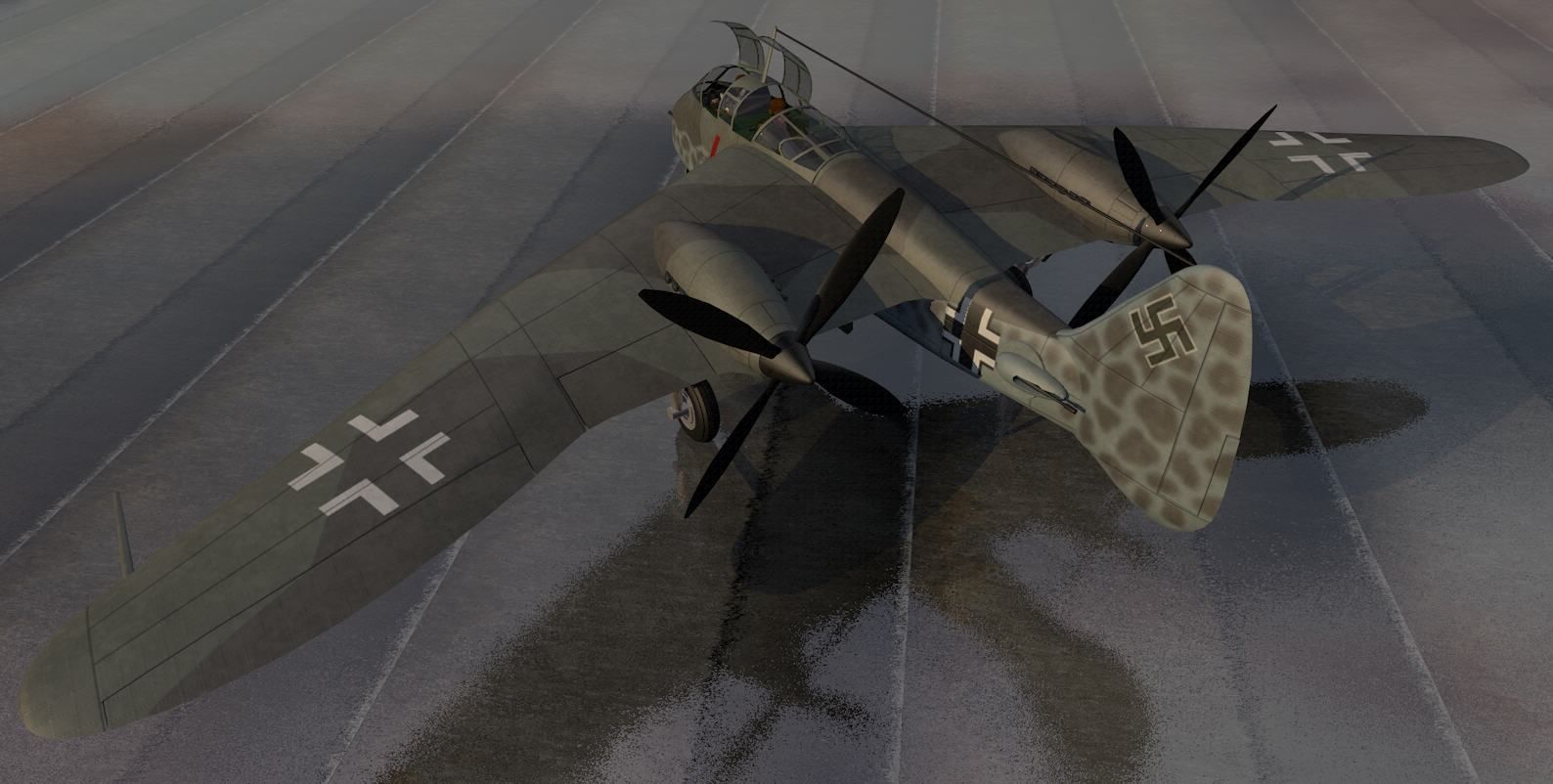 Messerschmitt Me-265 3D model_1