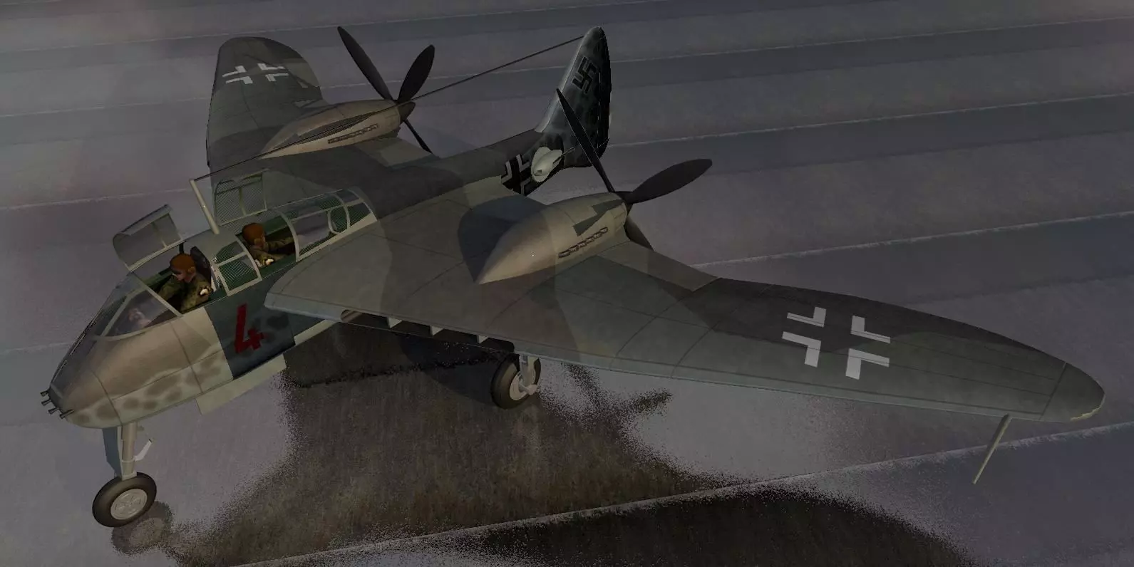 Messerschmitt Me-265 3D model_0