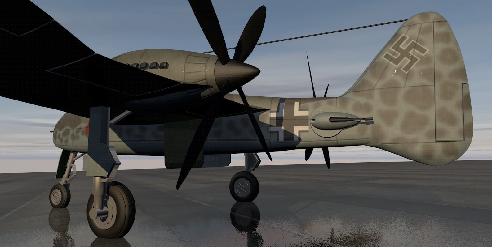 Messerschmitt Me-265 3D model_6
