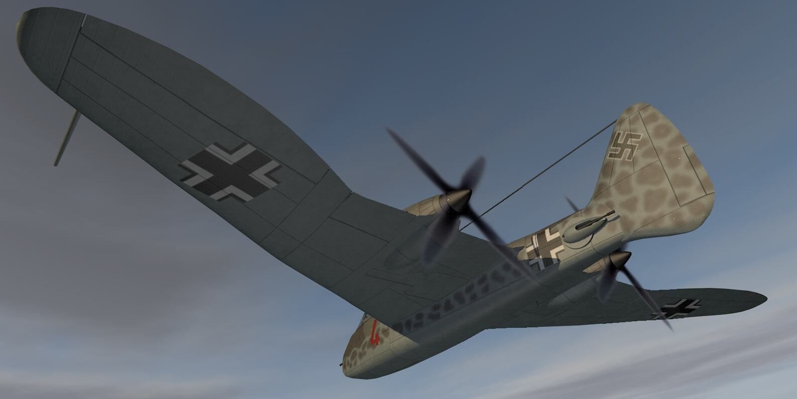 Messerschmitt Me-265 3D model_12