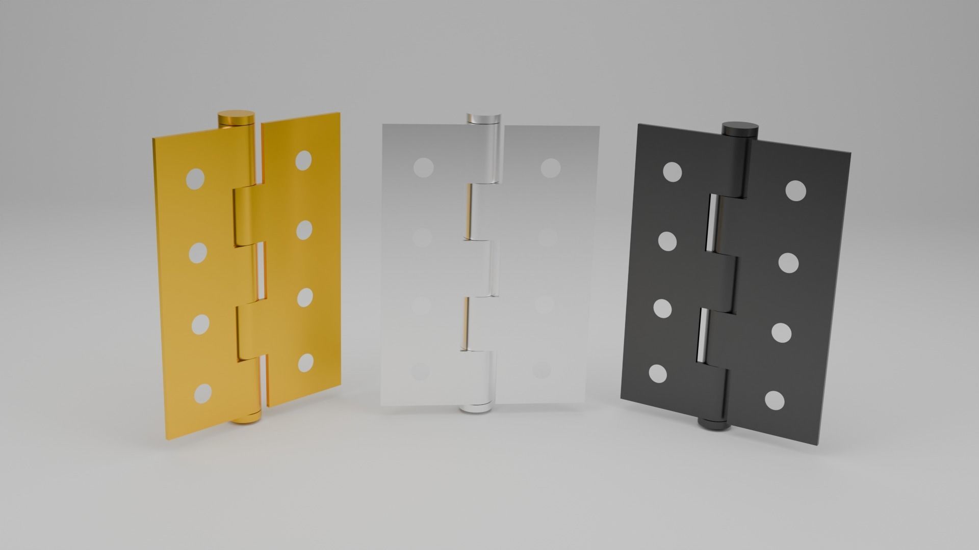 Hinges 3D model_2