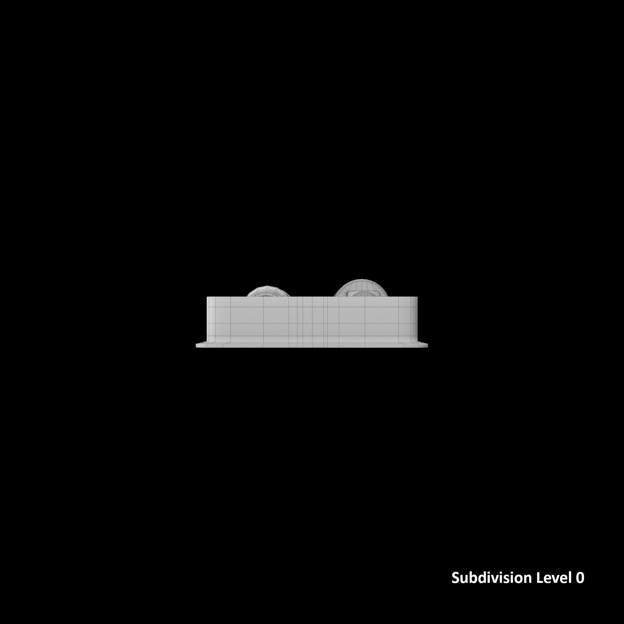 SO Agggl GFAT1E Drive Adaptor Extension Box Low-poly 3D model_16