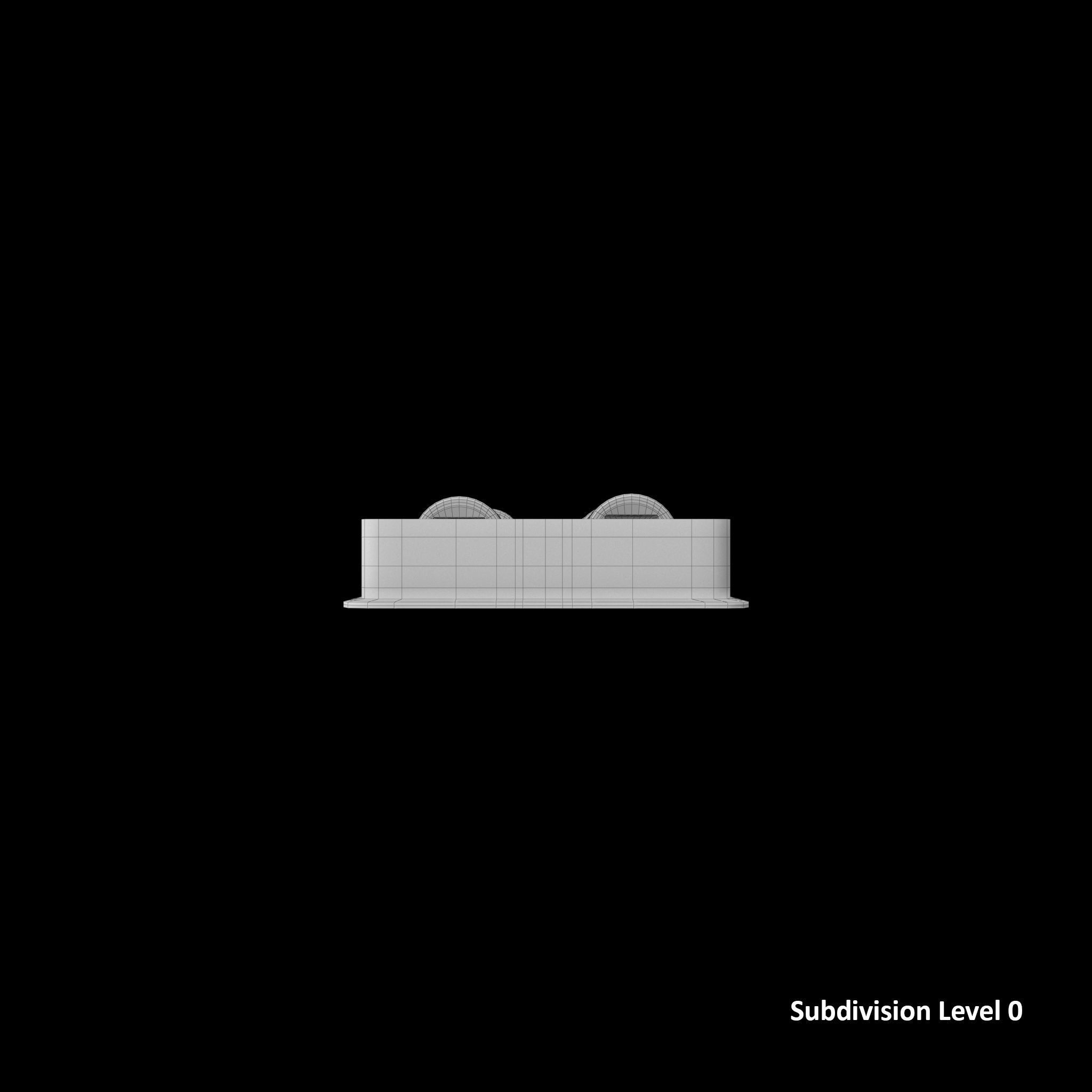 SO Agggl GFAT1E Drive Adaptor Extension Box Low-poly 3D model_20