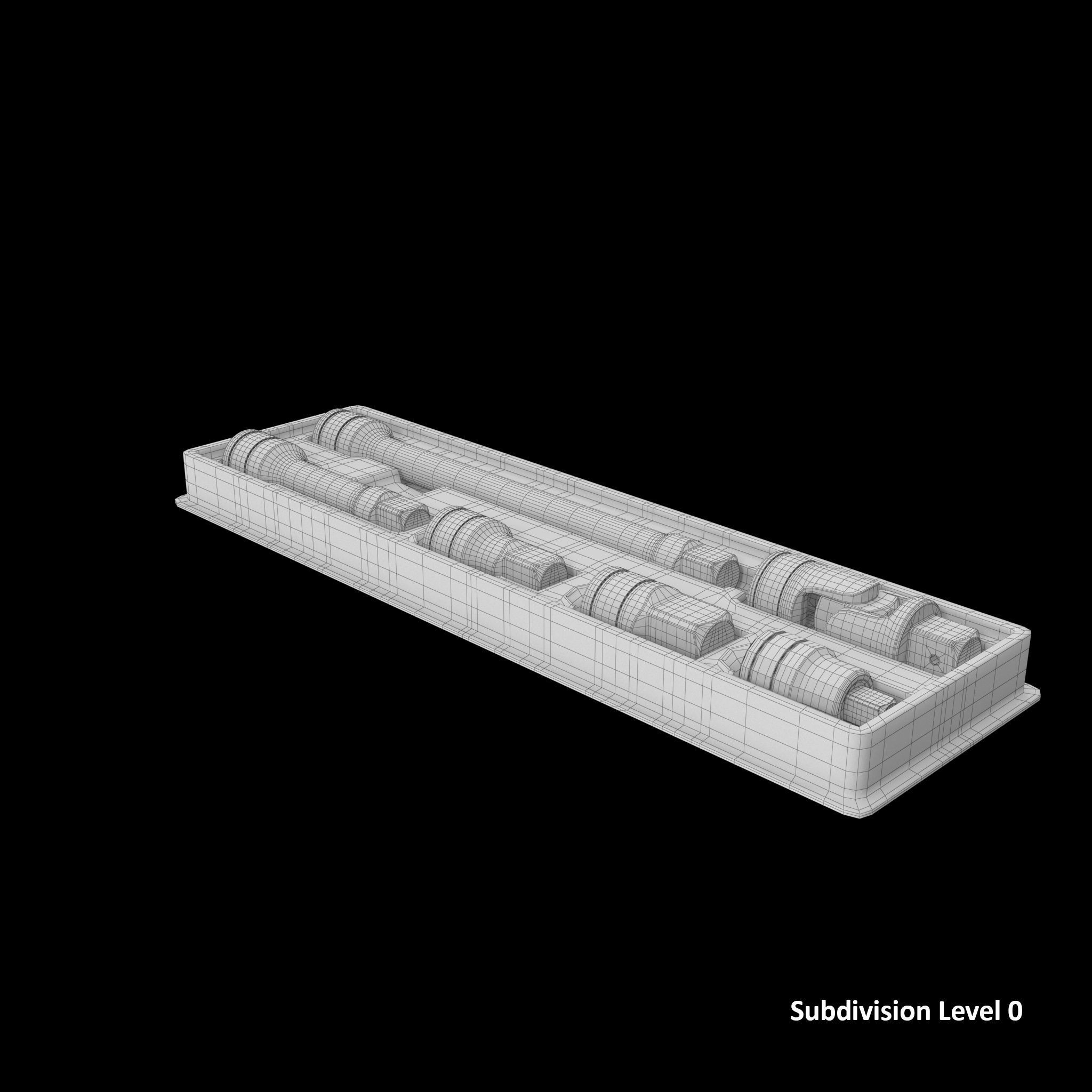 SO Agggl GFAT1E Drive Adaptor Extension Box Low-poly 3D model_10