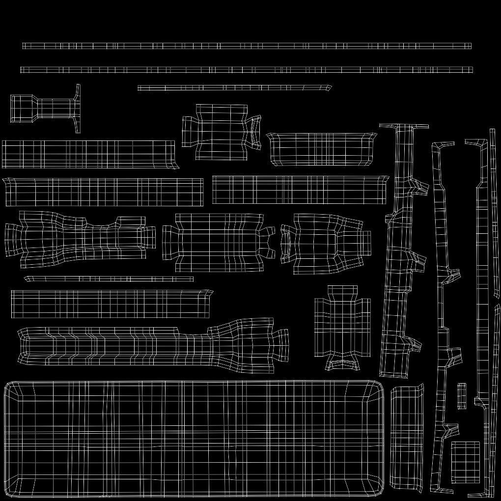 SO Agggl GFAT1E Drive Adaptor Extension Box Low-poly 3D model_24
