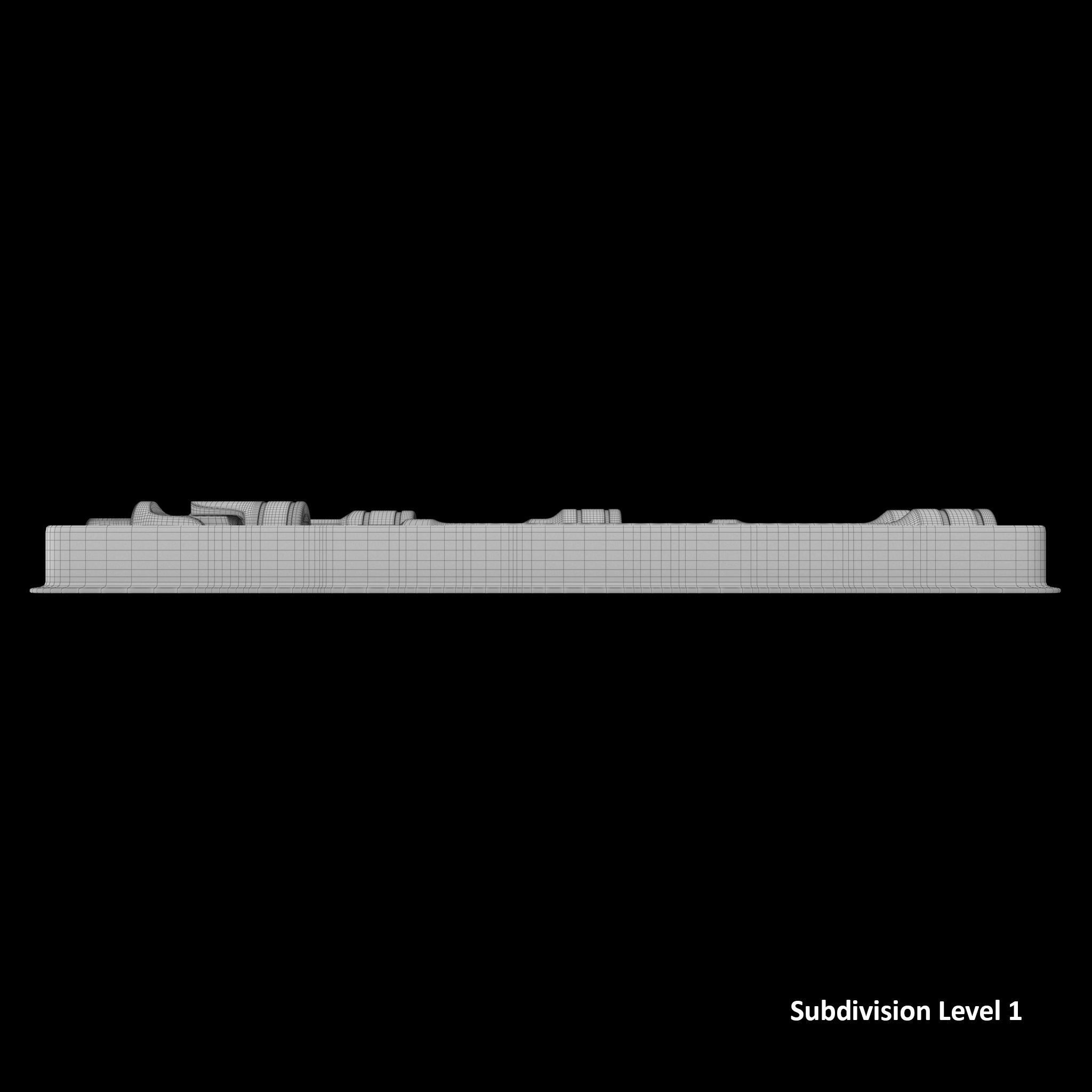 SO Agggl GFAT1E Drive Adaptor Extension Box Low-poly 3D model_19