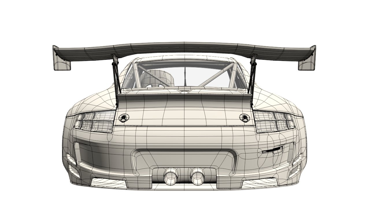 Porsche GT3 RSR 3D model_7