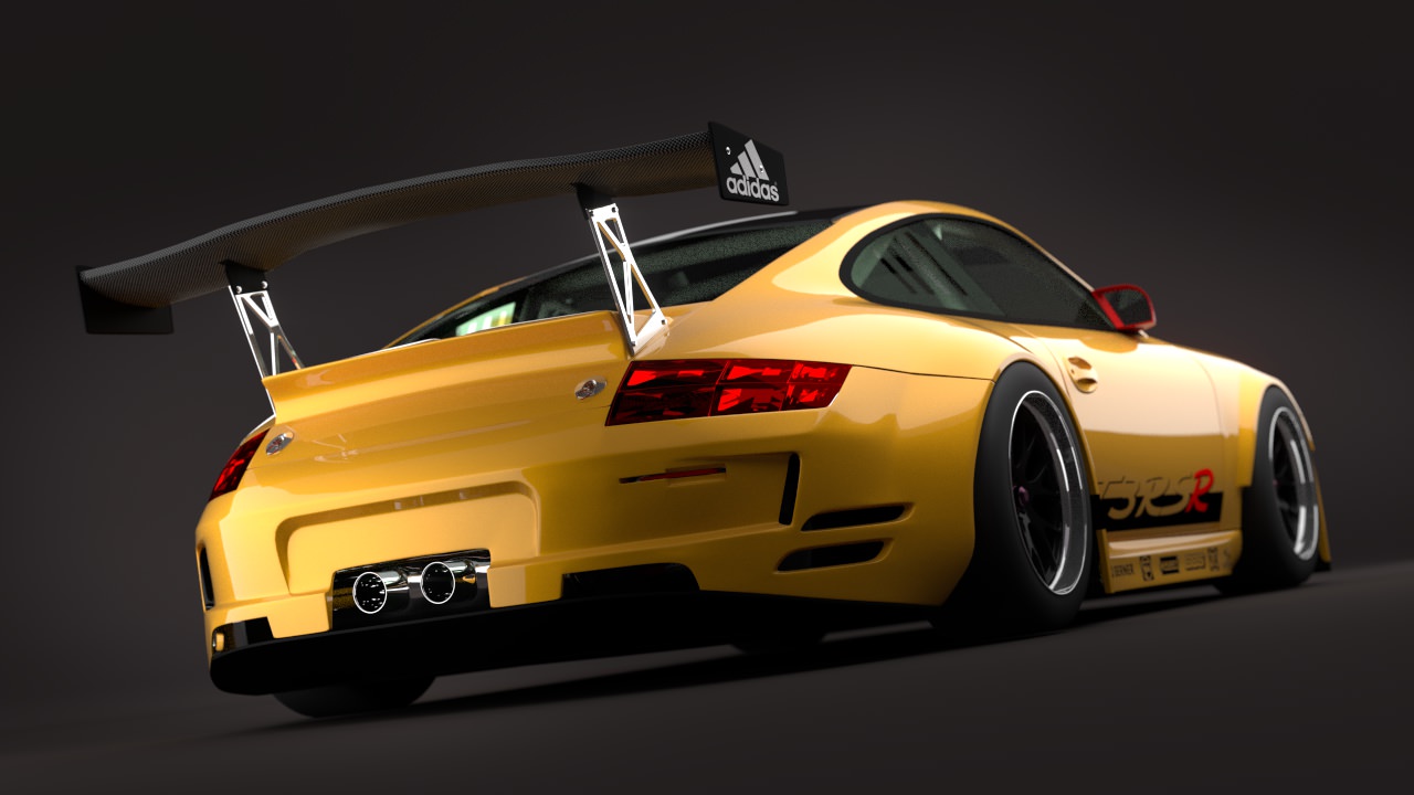 Porsche GT3 RSR 3D model_2