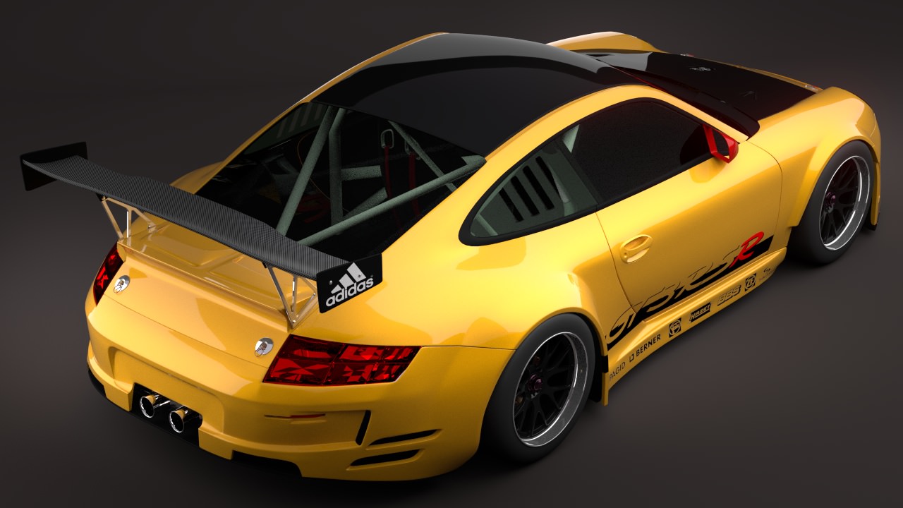 Porsche GT3 RSR 3D model_3