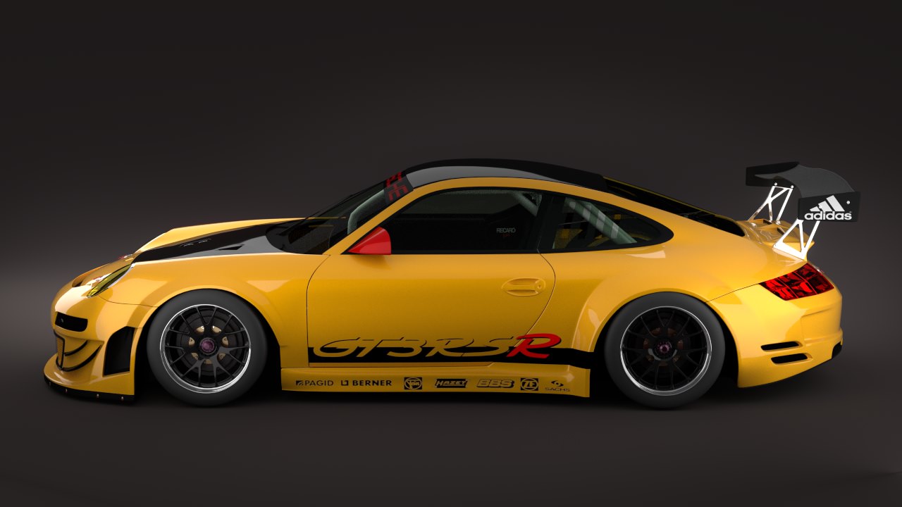 Porsche GT3 RSR 3D model_5