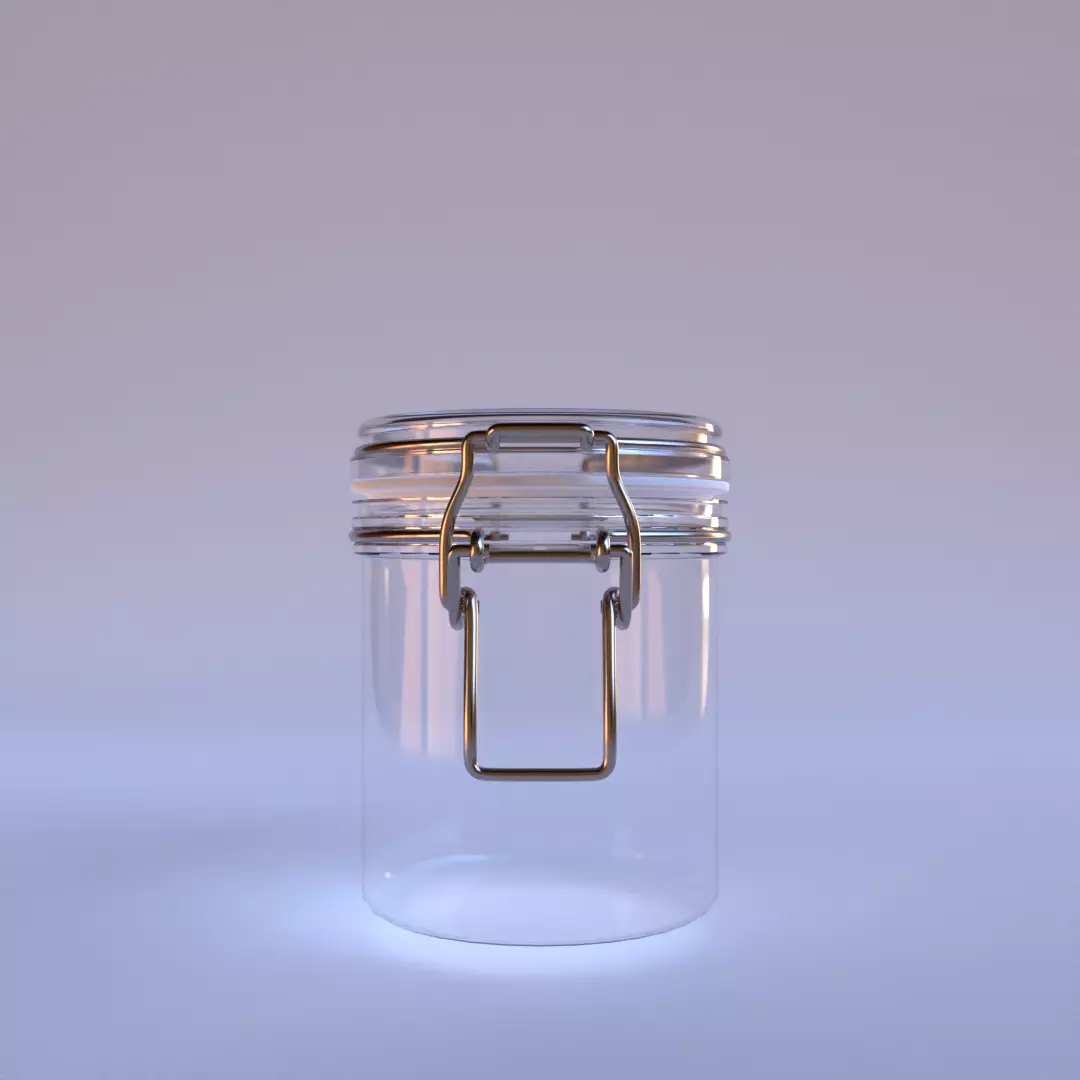 Bottle Free low-poly 3D model_0