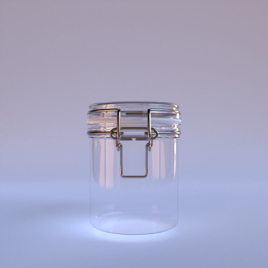 Bottle Free low-poly 3D model_1