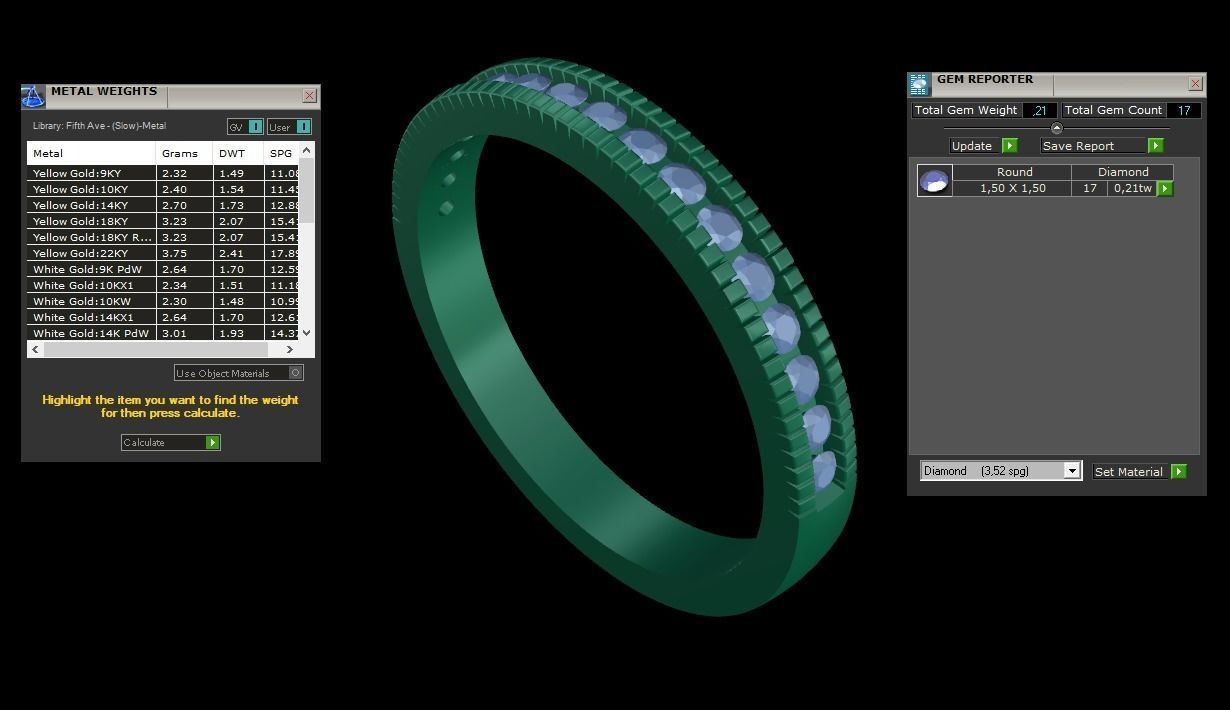 ring code 450 3D print model_2