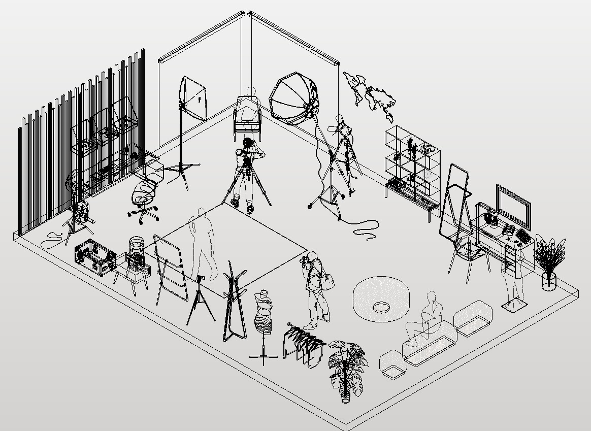 PHOTO STUDIO REVIT PHOTO STUDIO REVIT RFA 3D model_7