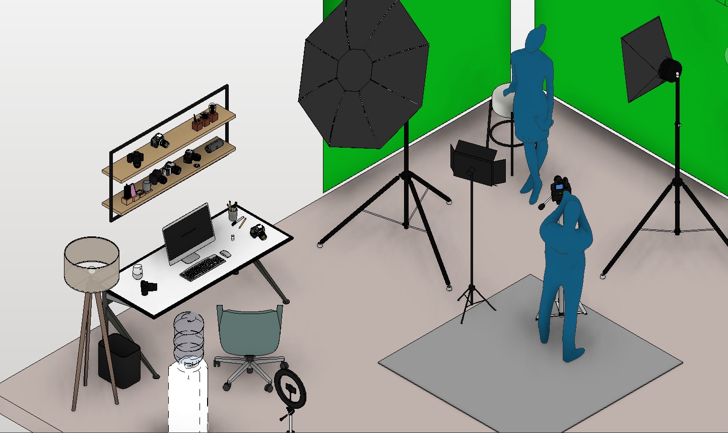 PHOTO STUDIO REVIT PHOTO STUDIO REVIT RFA 3D model_2