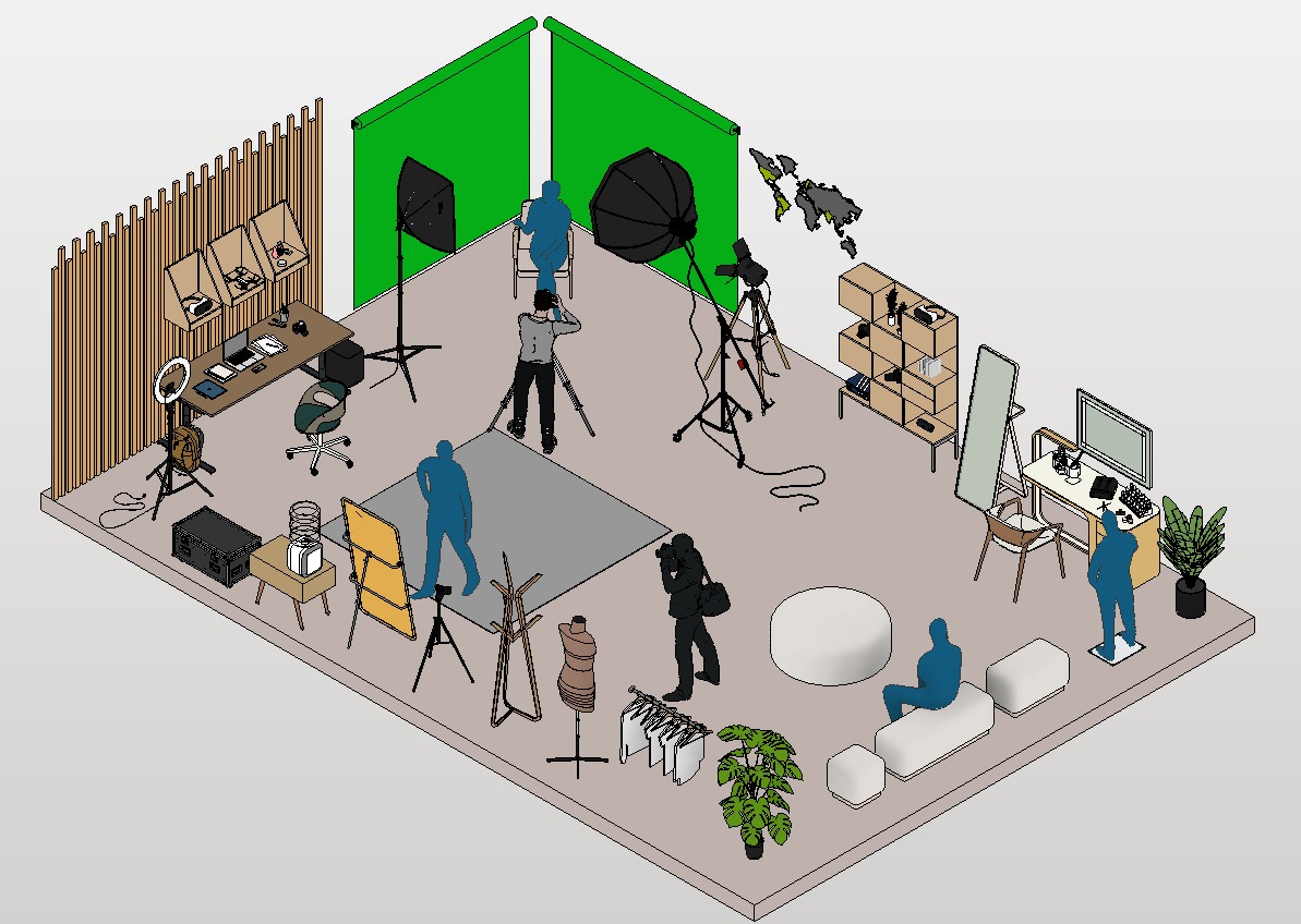 PHOTO STUDIO REVIT PHOTO STUDIO REVIT RFA 3D model_1