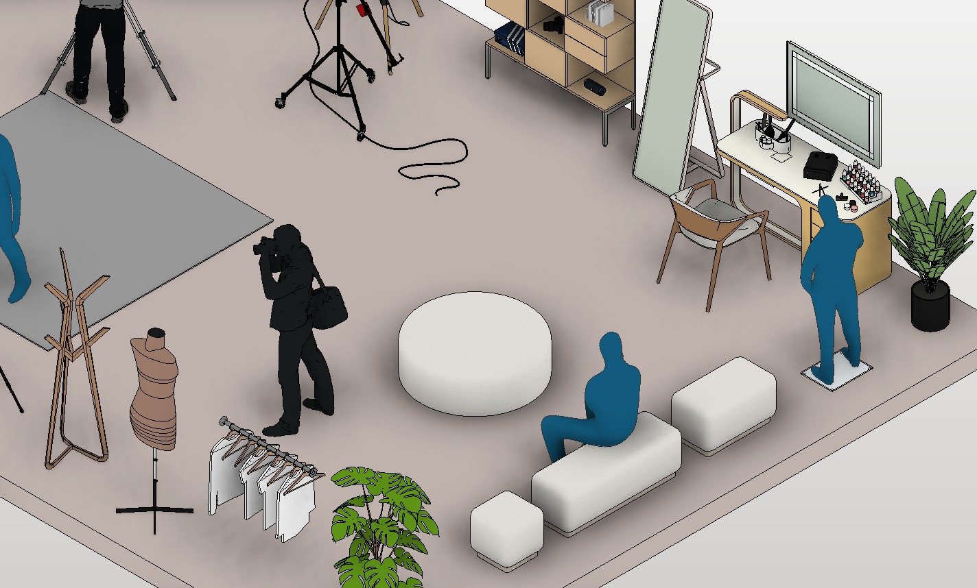 PHOTO STUDIO REVIT PHOTO STUDIO REVIT RFA 3D model_5