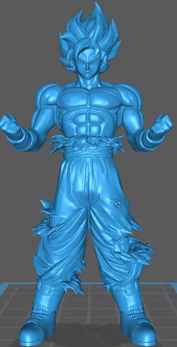 Universe Tree SSB Goku 3D print model