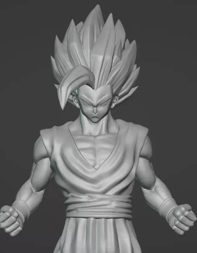 Beast Gohan UPDATED 3D print model_0