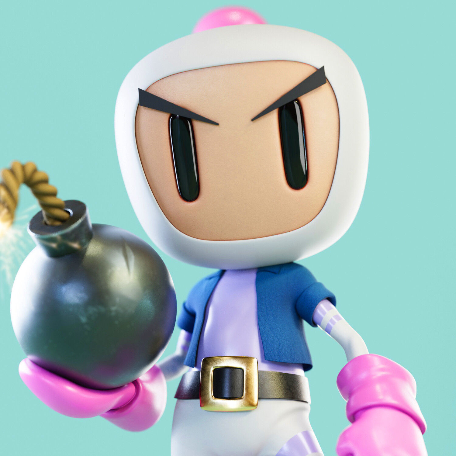Bomberman 3D print model_6