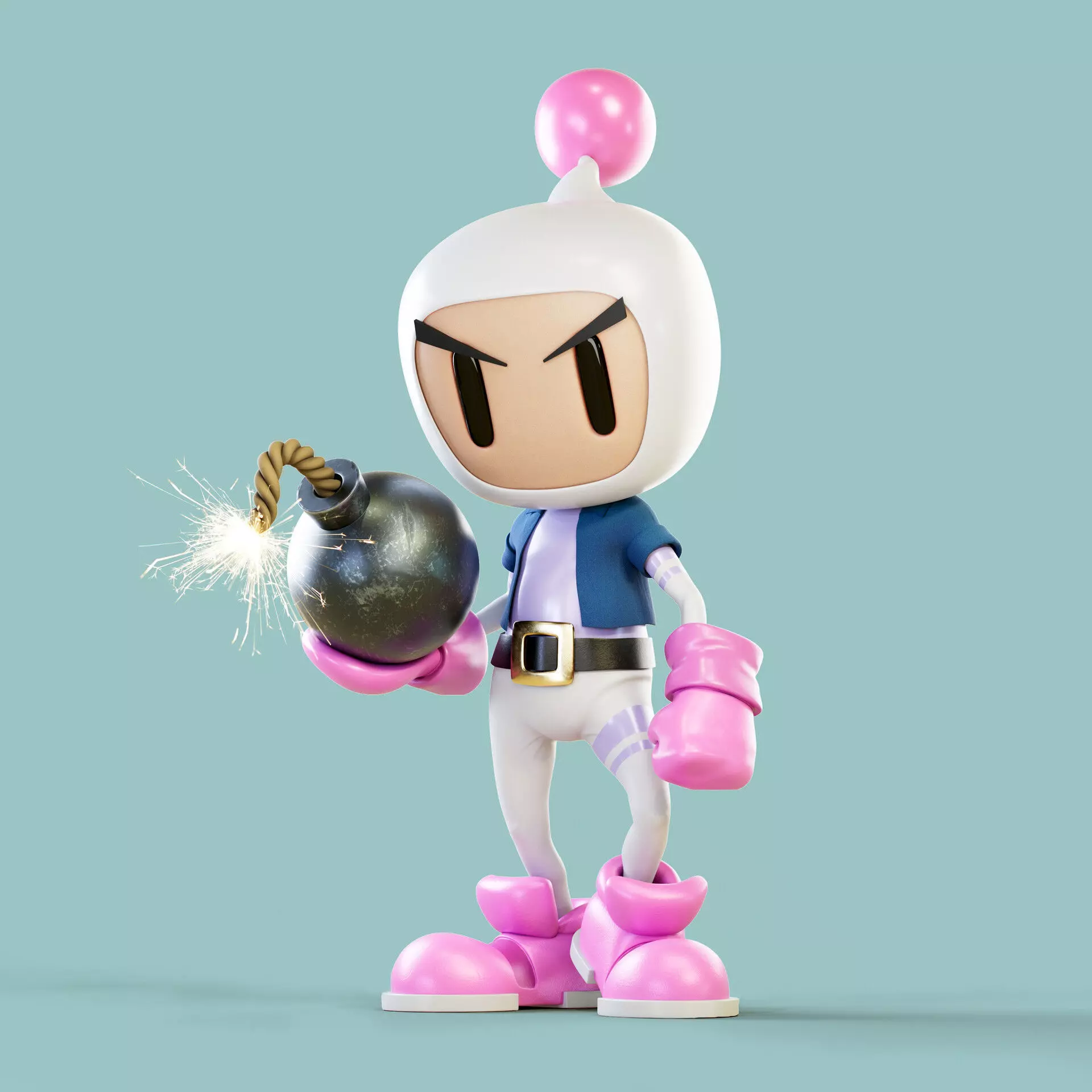 Bomberman 3D print model_0