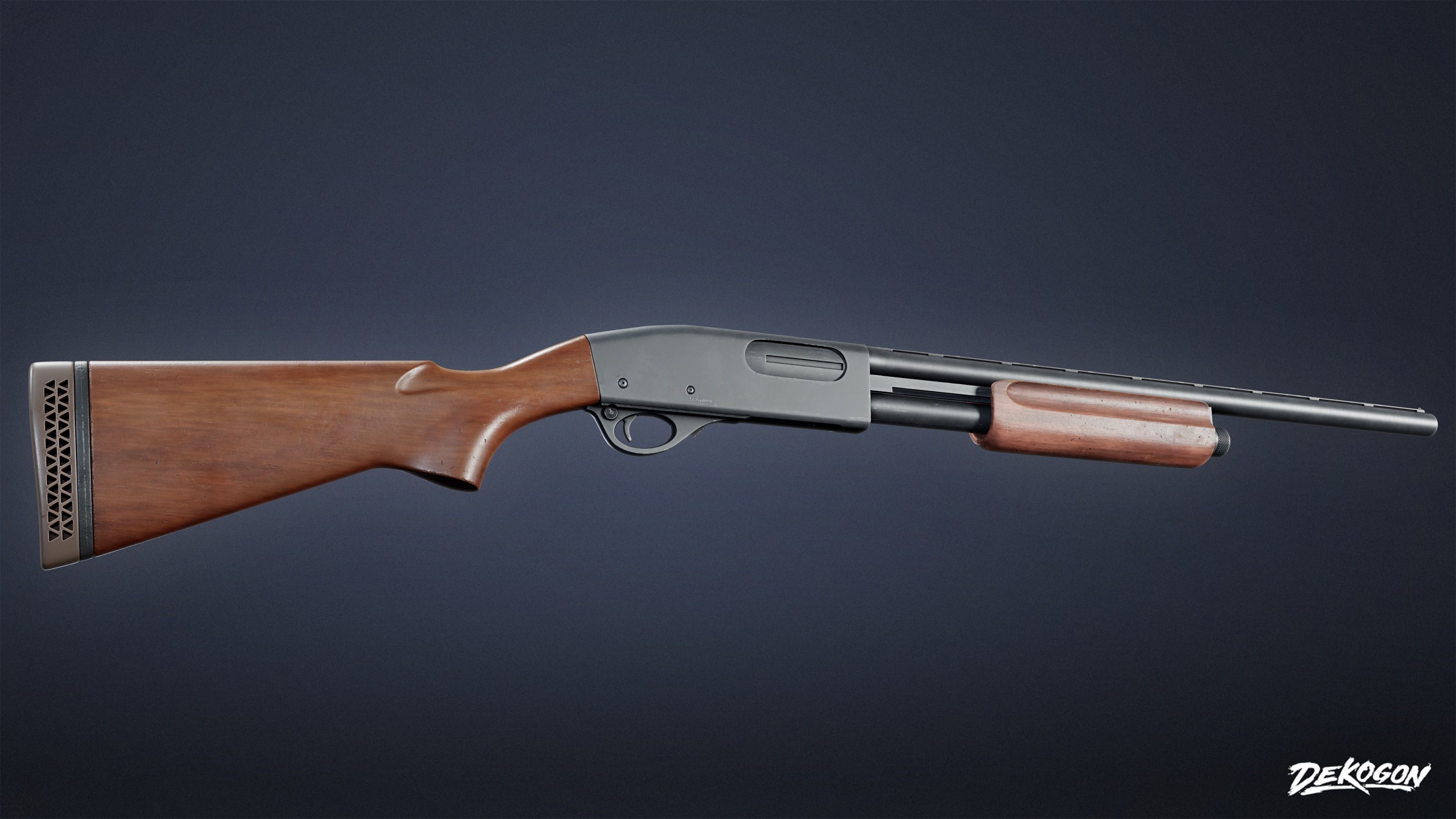 SAFE HOUSE - Shotgun 04 - LOW POLY AND NANITE Low-poly 3D model_4