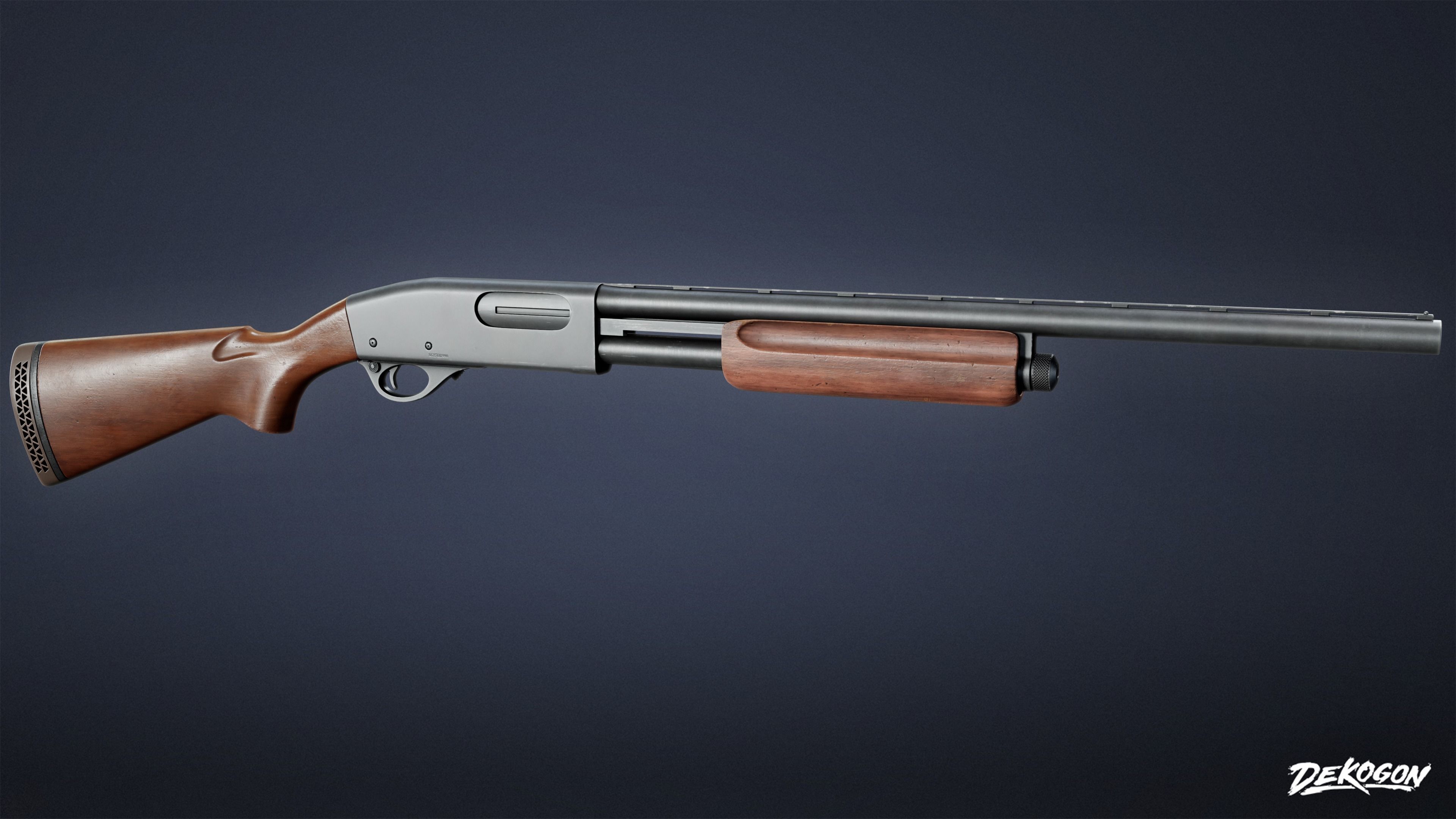 SAFE HOUSE - Shotgun 04 - LOW POLY AND NANITE Low-poly 3D model_1
