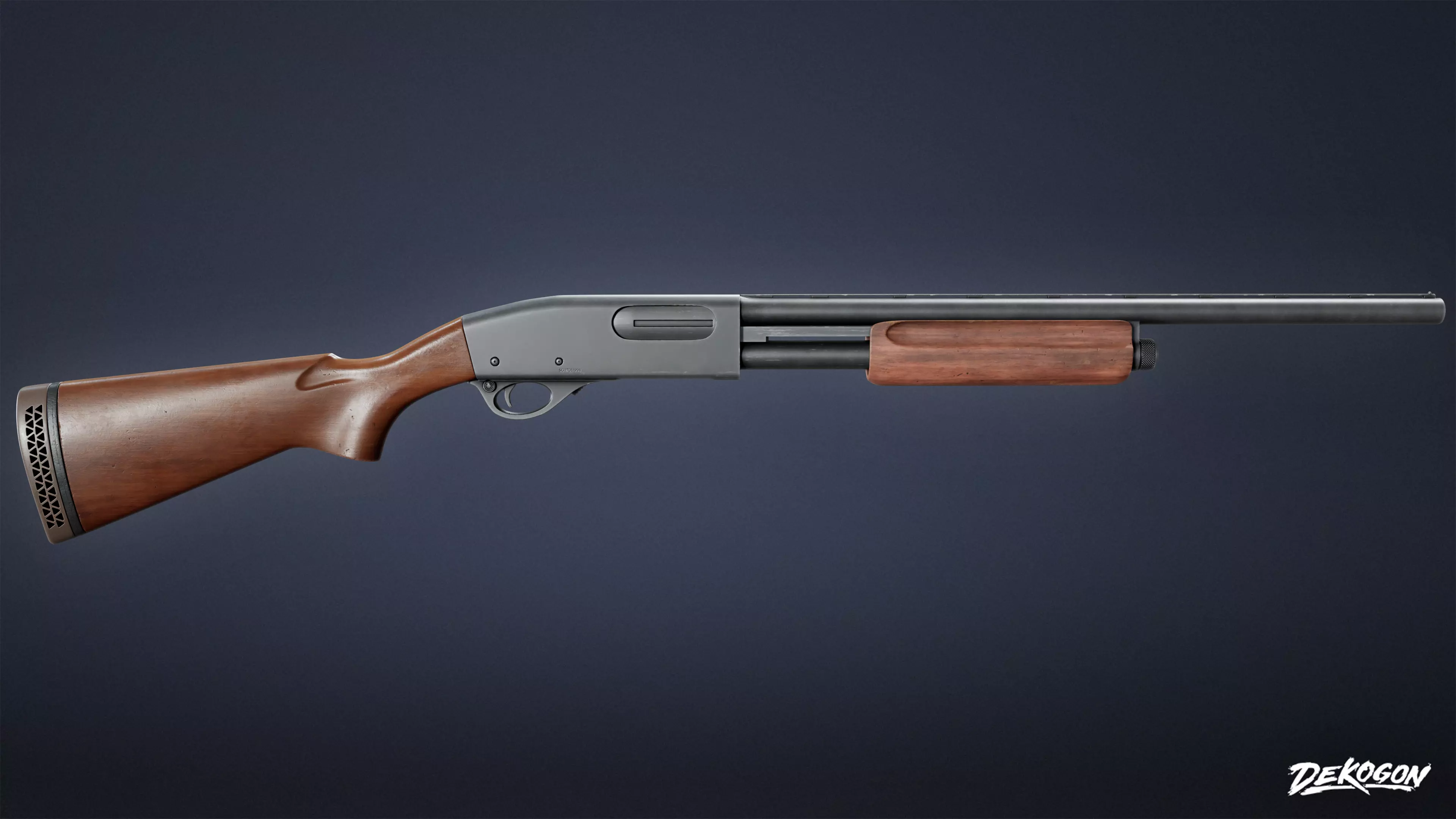 SAFE HOUSE - Shotgun 04 - LOW POLY AND NANITE Low-poly 3D model_0