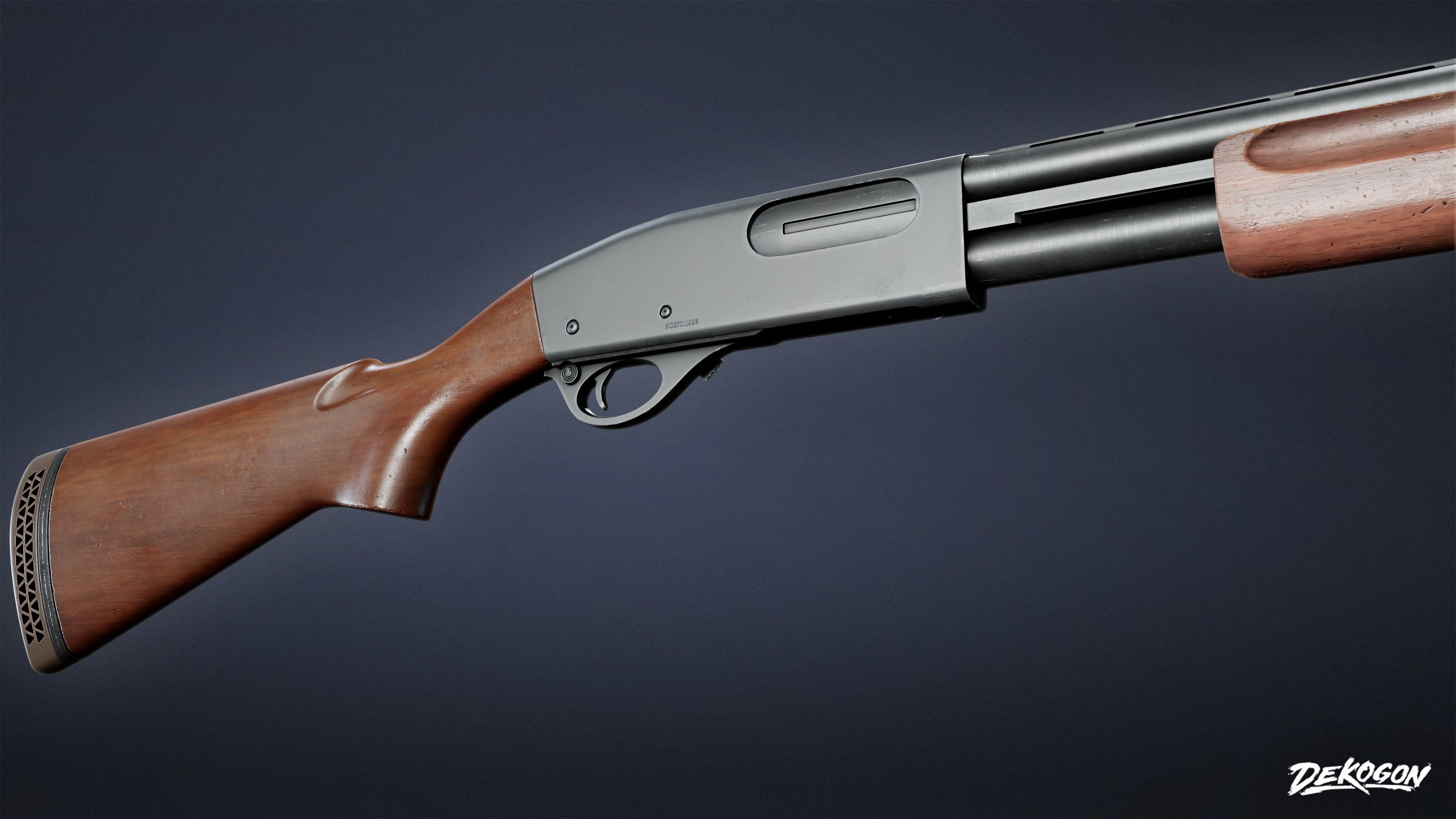 SAFE HOUSE - Shotgun 04 - LOW POLY AND NANITE Low-poly 3D model_5