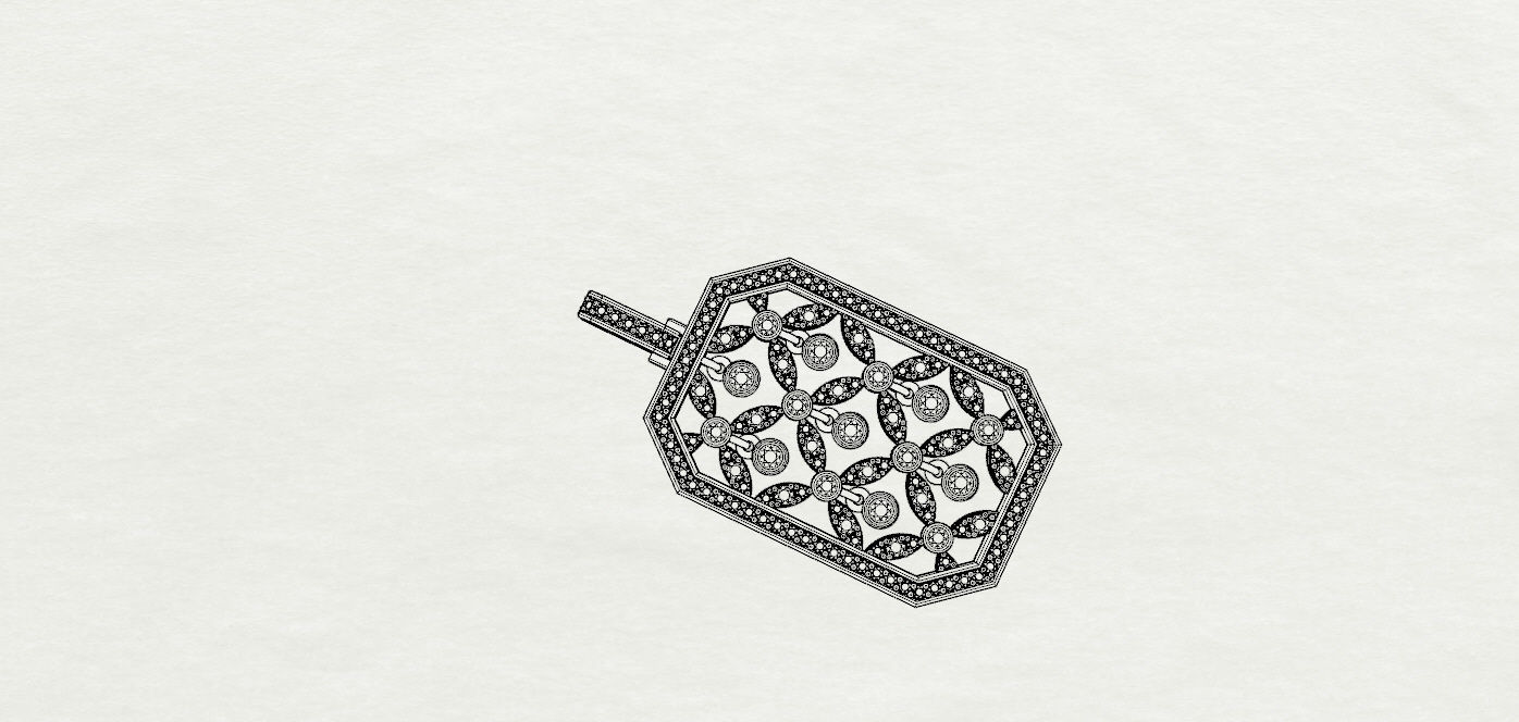 Pendant  3D print model_14