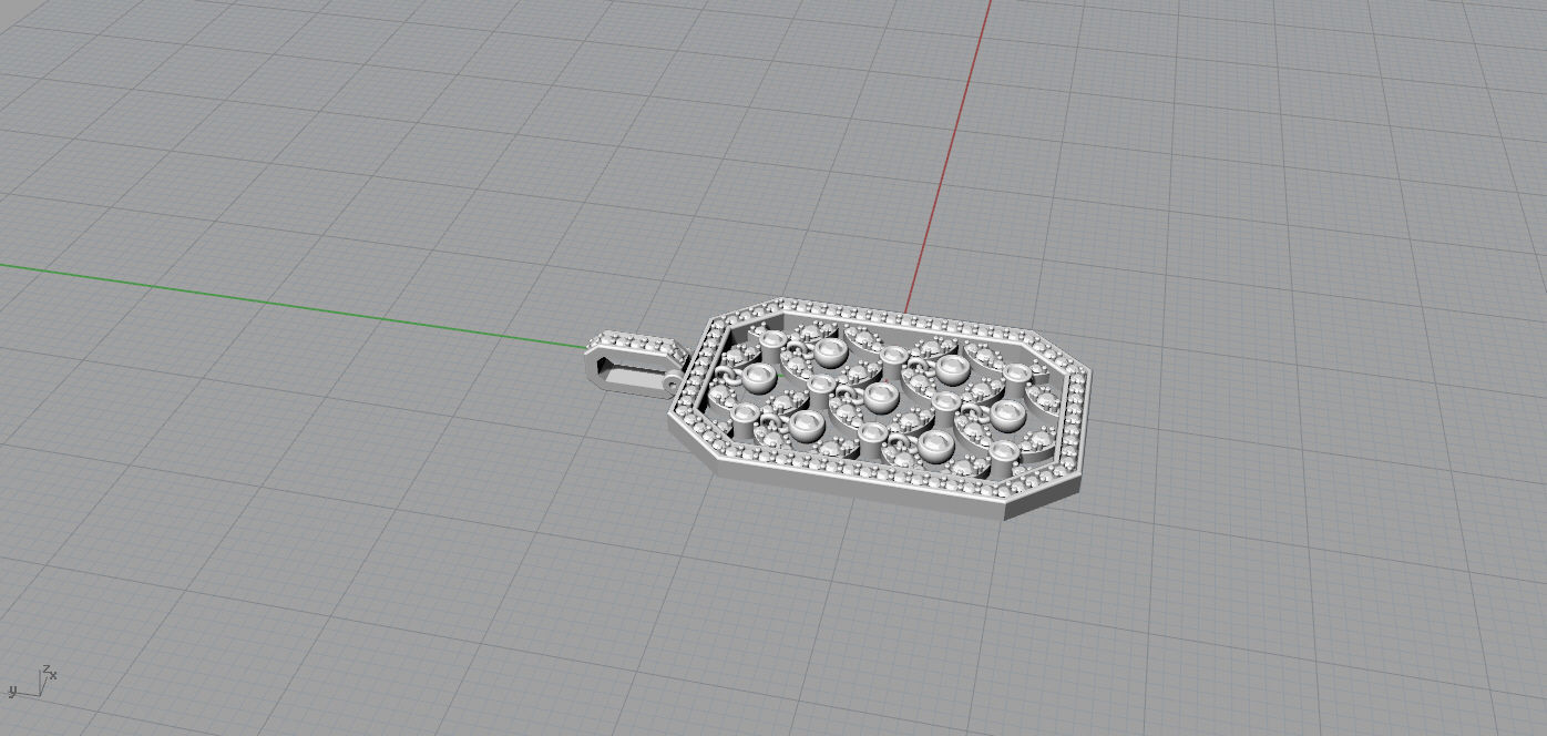 Pendant  3D print model_11