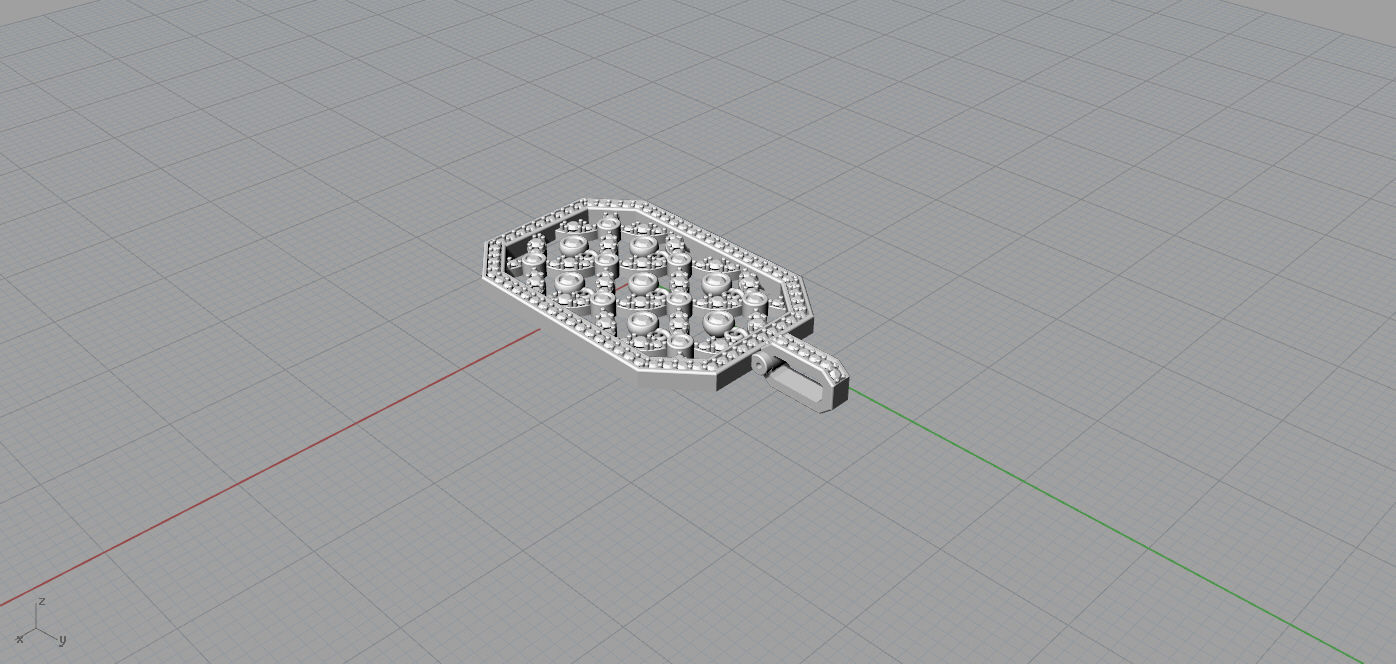 Pendant  3D print model_7