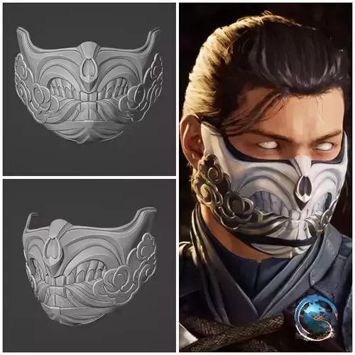 Sub Zero mask from MK1 - Arctic Explosion