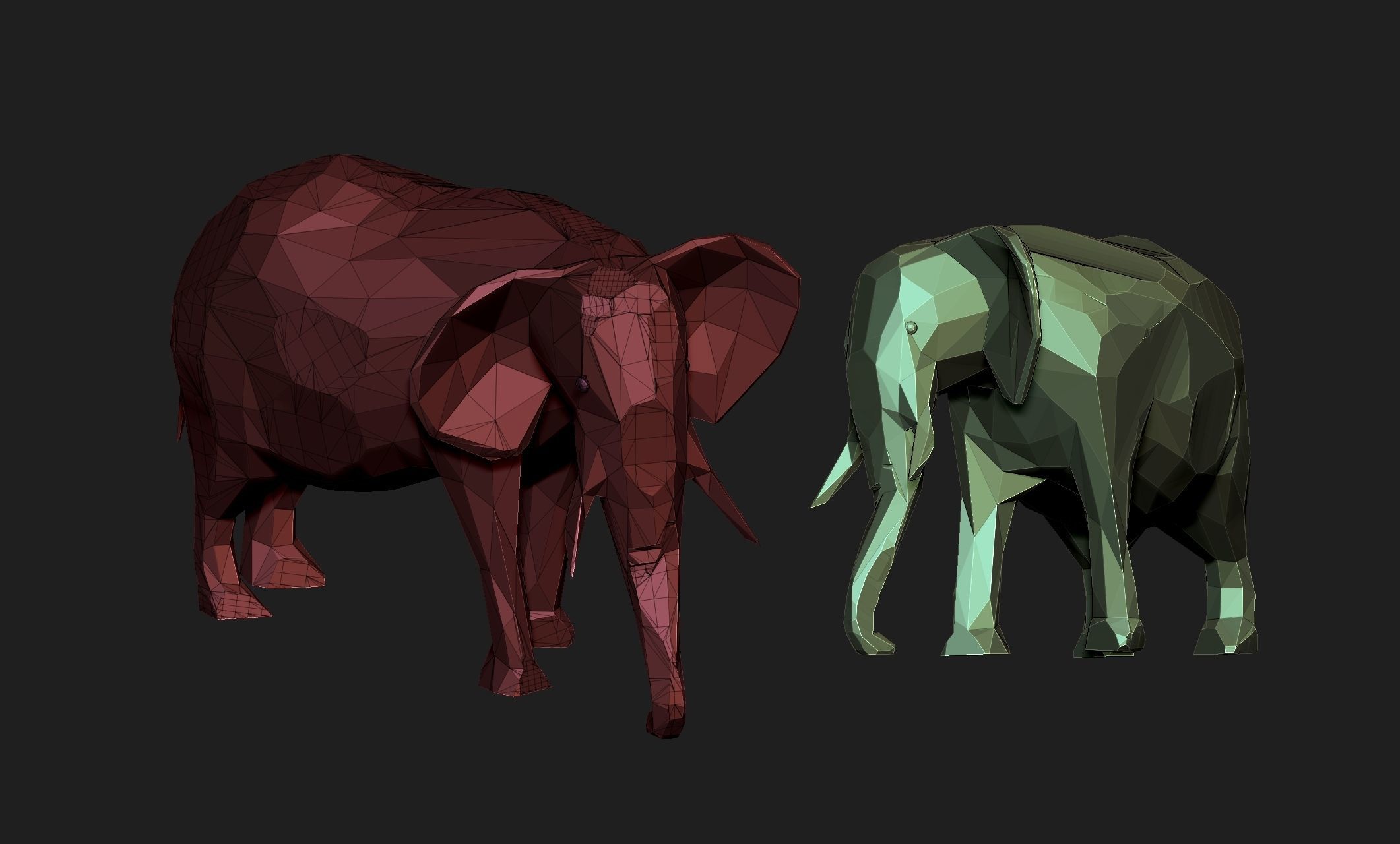 elephant 3D print model_3