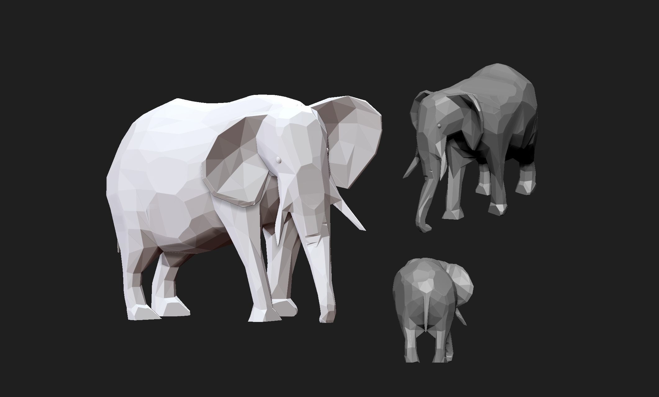 elephant 3D print model_1