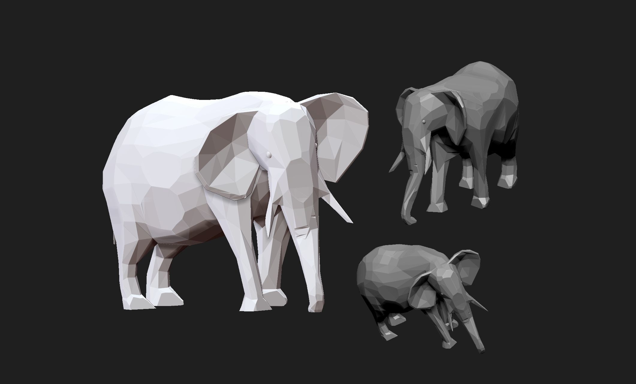 elephant 3D print model_4