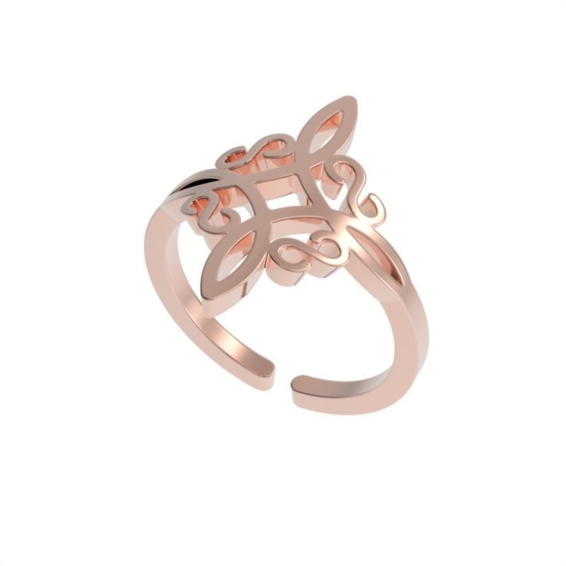 Patterned ring 3D print model_18