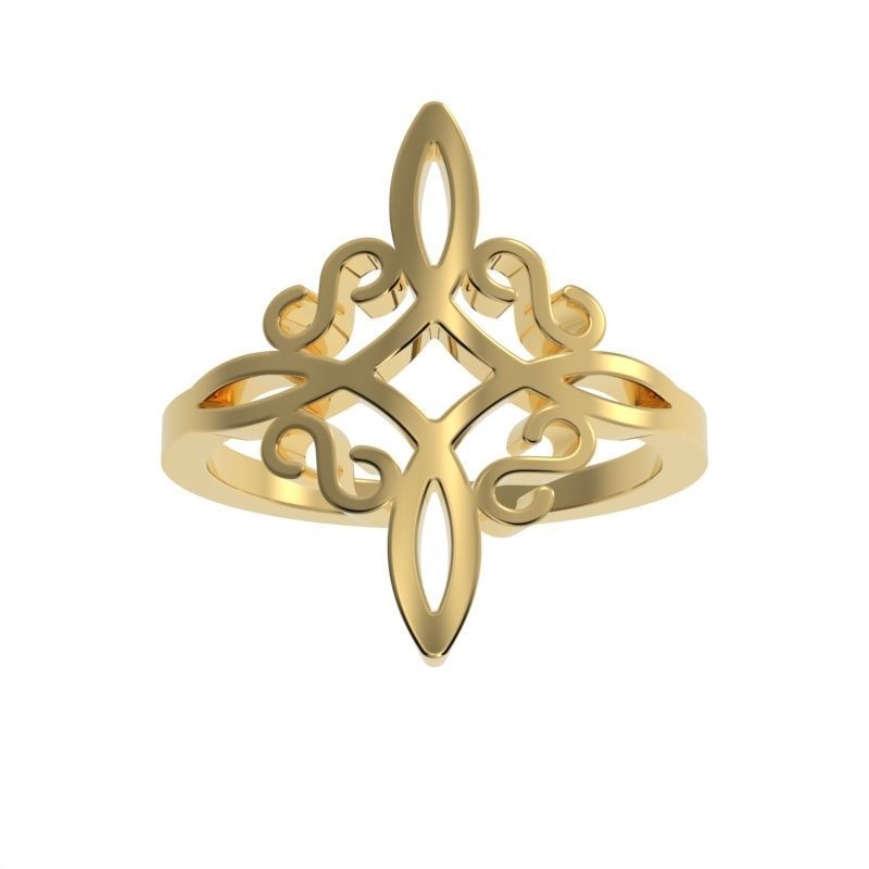 Patterned ring 3D print model_13