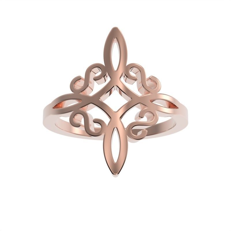 Patterned ring 3D print model_19