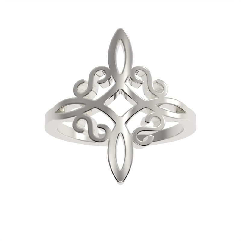 Patterned ring 3D print model_1