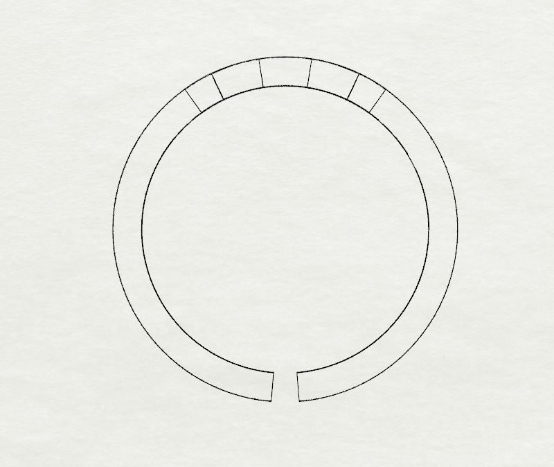 Patterned ring 3D print model_24