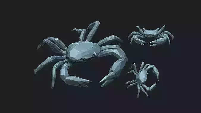 crab 3d model