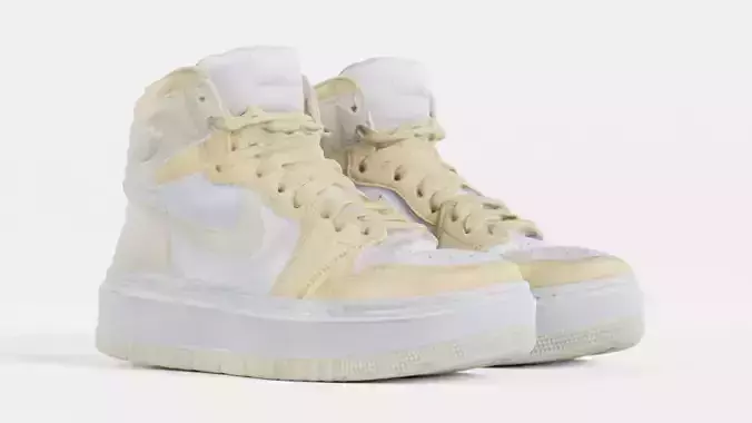 Shoes Nike Air Jordan 1 Elevate Detailed 3D Scanned Model 