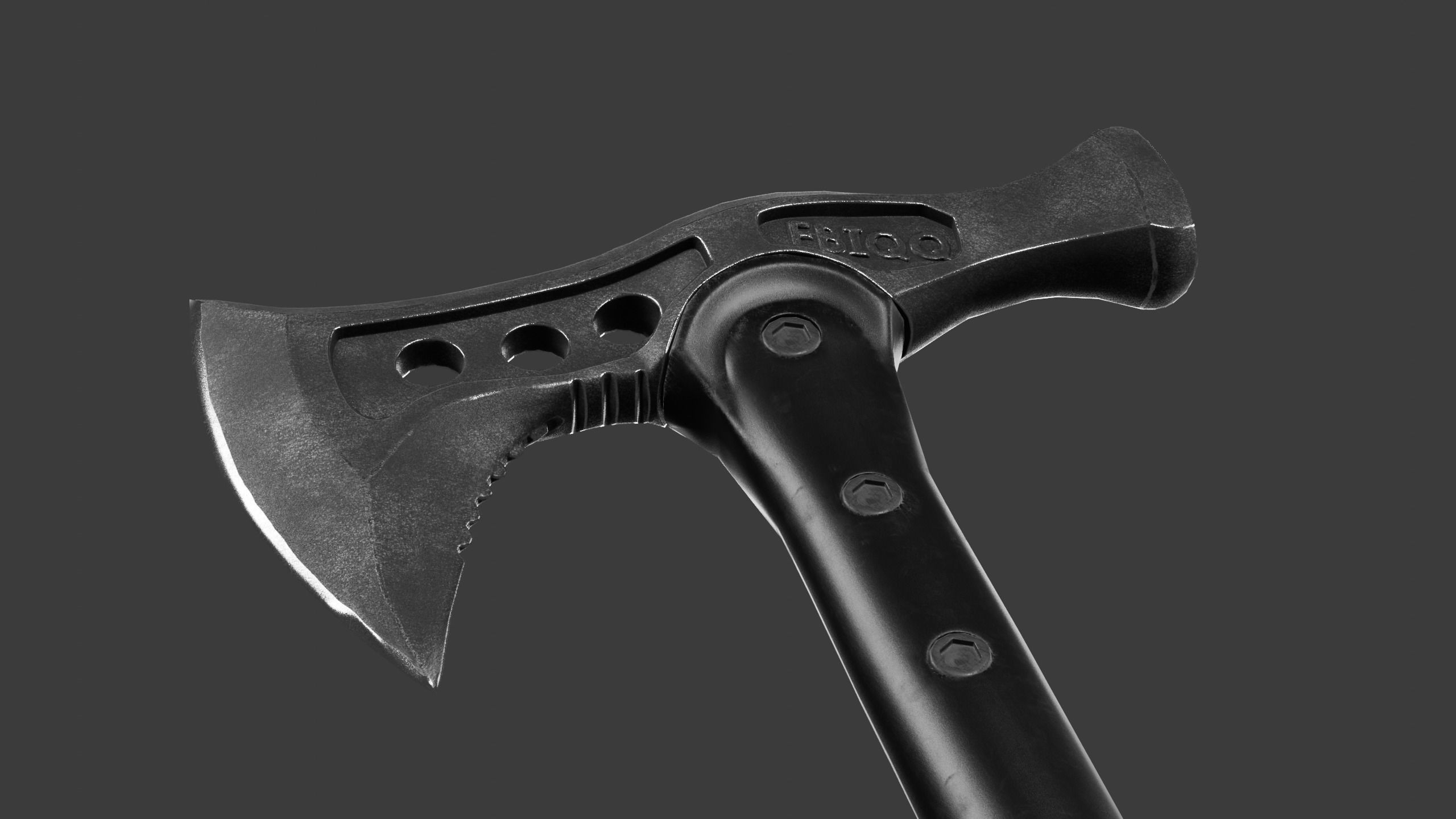Survival Tomahawk Axe Free low-poly 3D model_3