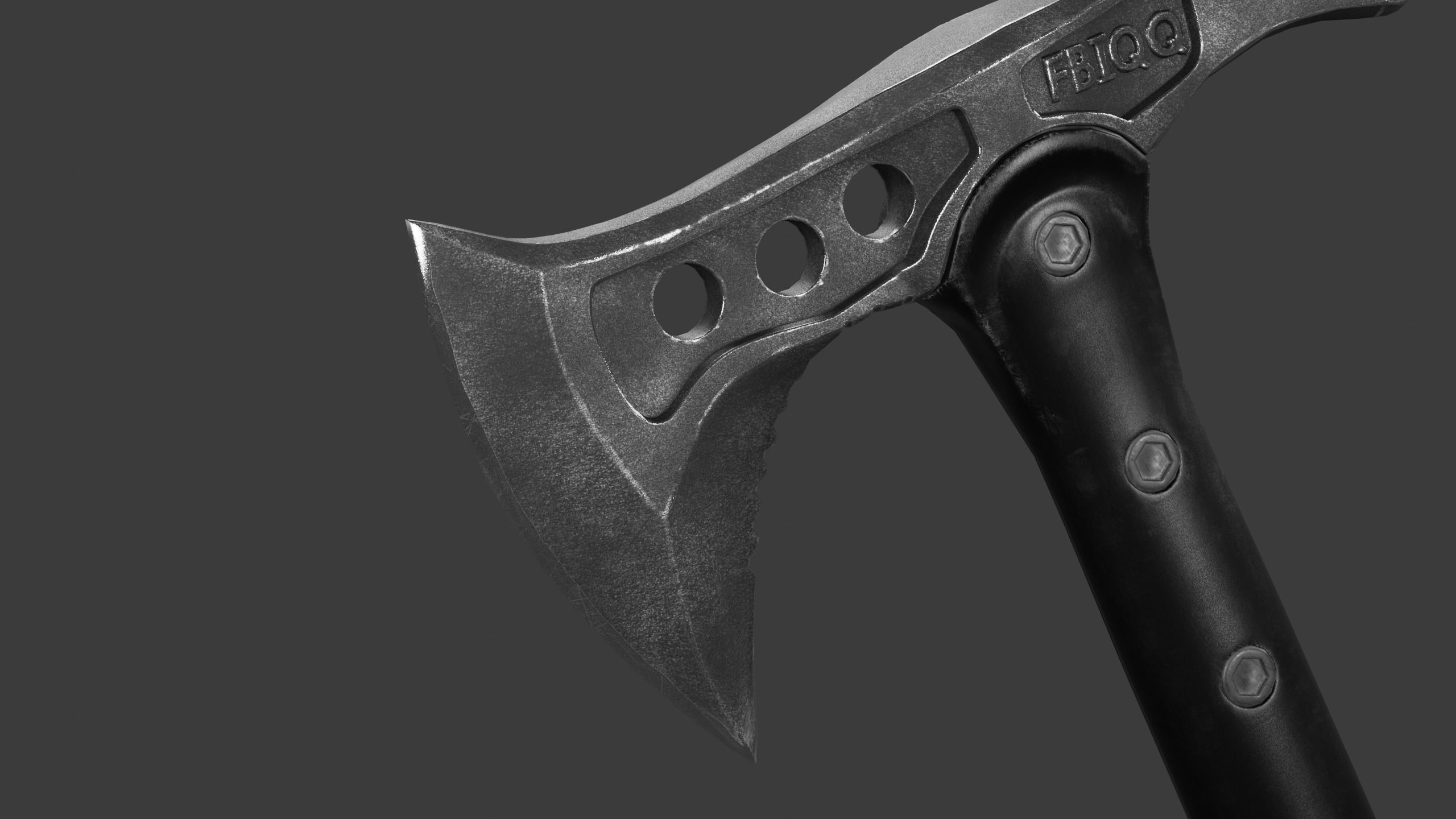 Survival Tomahawk Axe Free low-poly 3D model_2