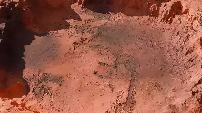Crater 3D model 18K 3D model
